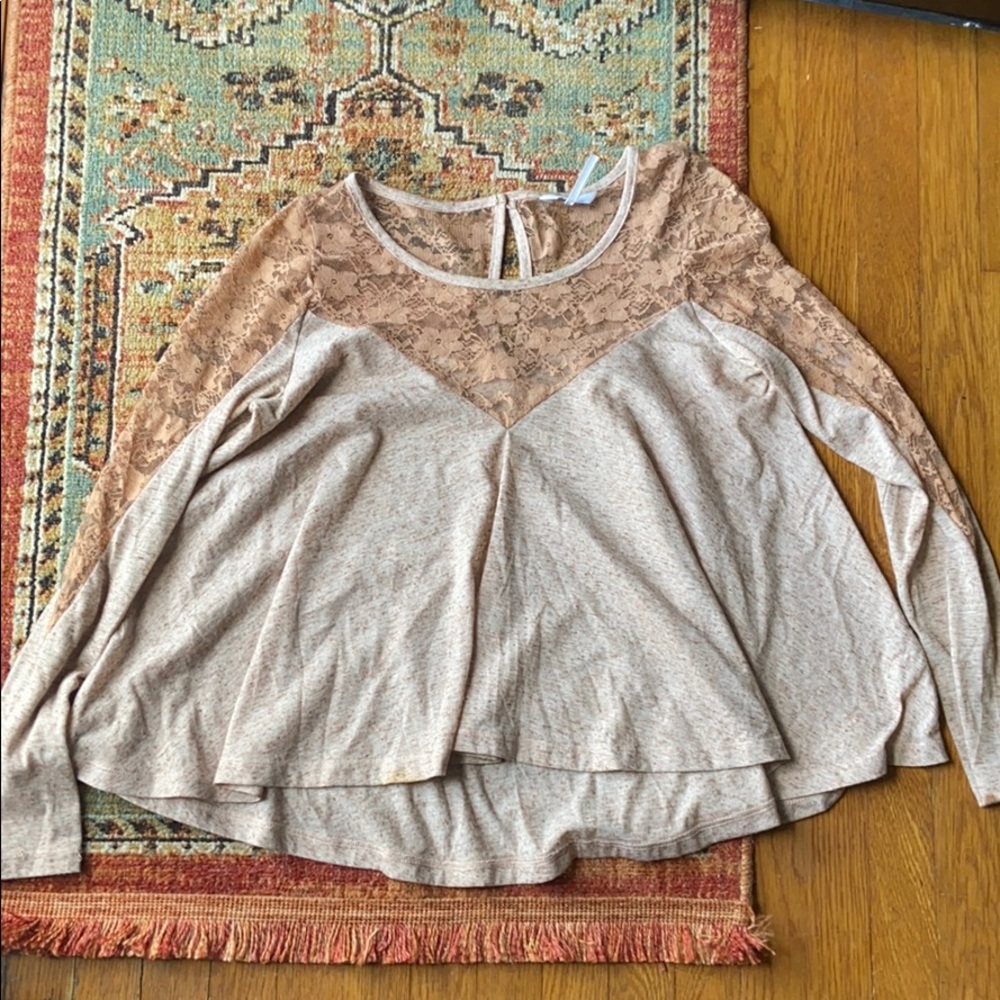 Pacsun long sleeve lace top